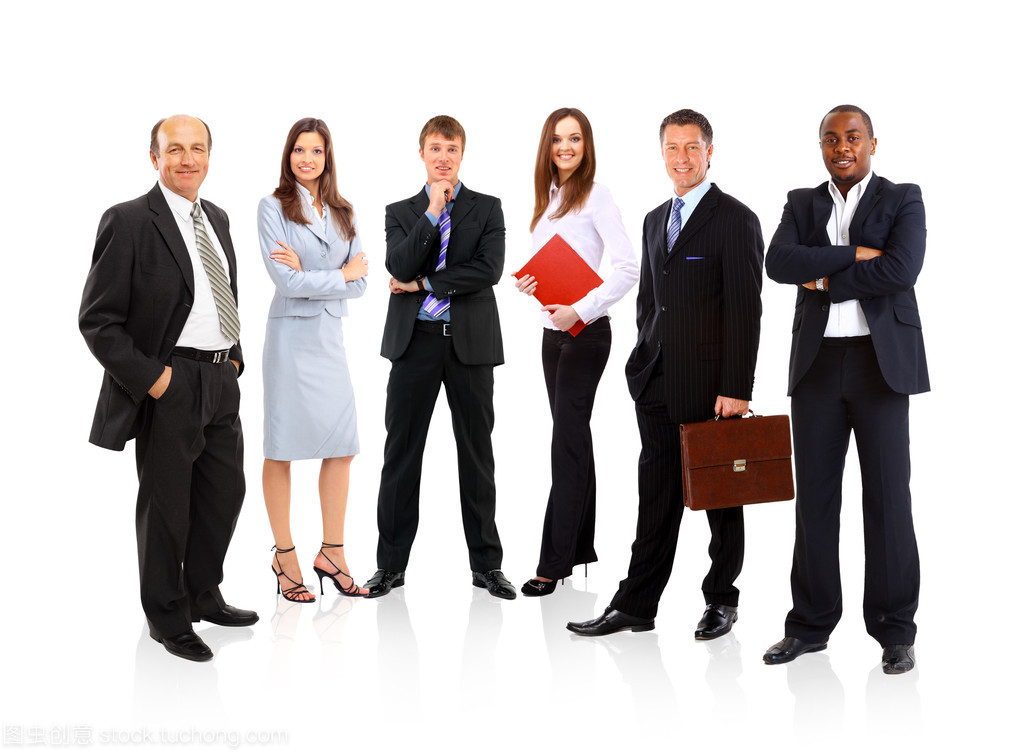 有吸引力的年轻商业-精英业务团队